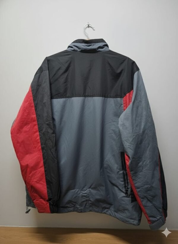 product 01 B Vtg Castrol Windbreaker Jacket (Red & Grey)