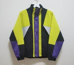 Retro 90s Color-Block Windbreaker