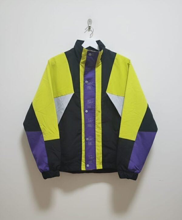 Retro 90s Color-Block Windbreaker