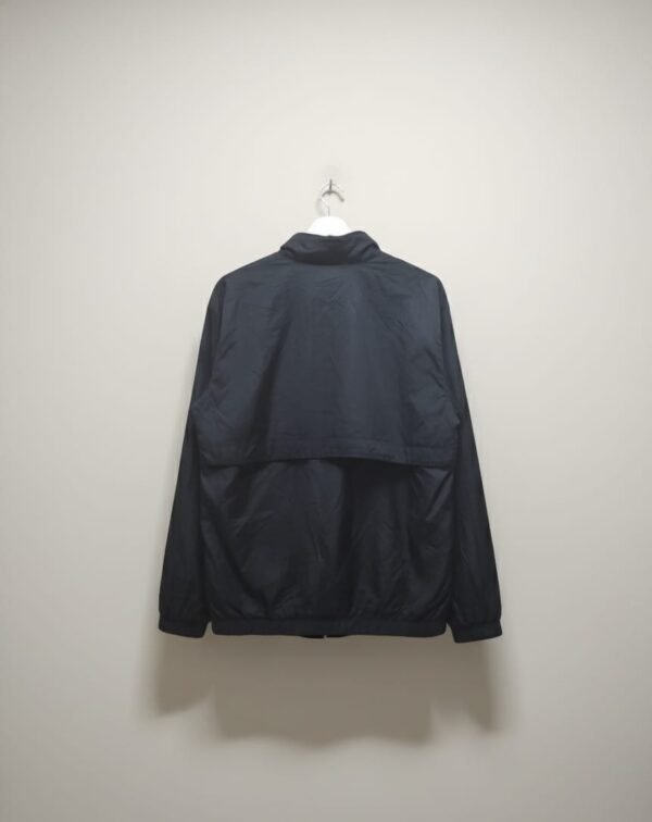 Black Minimalist Windbreaker
