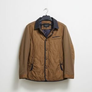 Brown Quilted Jacket