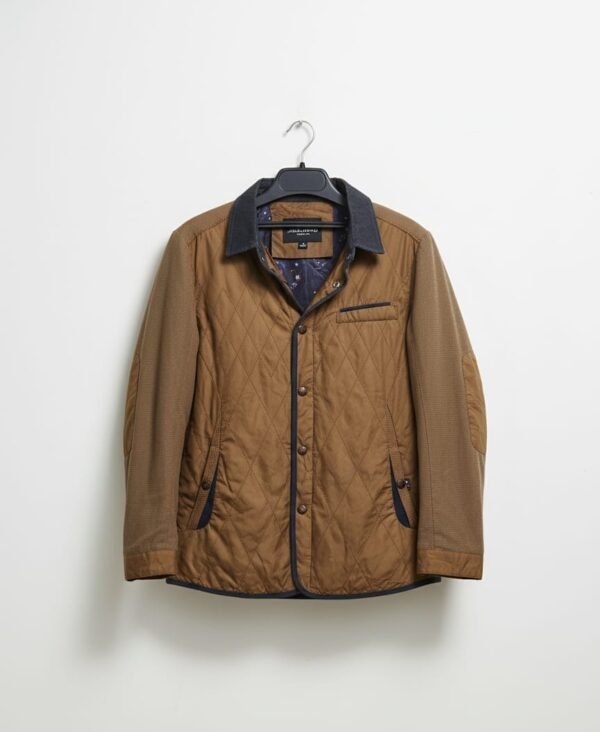 Brown Quilted Jacket