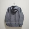 Grey Heather Hooded Rain Jacket