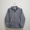 Grey Heather Hooded Rain Jacket