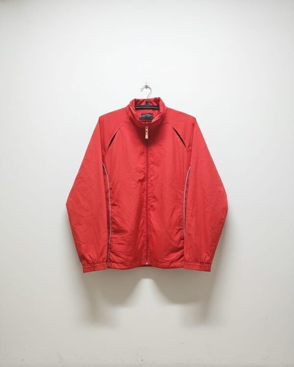Red Retro Track Jacket